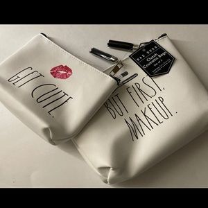 Rae Dunn (2) clutch cosmetics bag